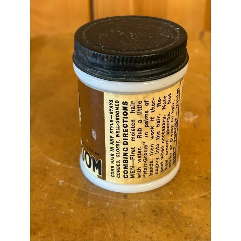 Vintage The Hair- Groom Company Men’s Hair Groom Combing Cream (8267)